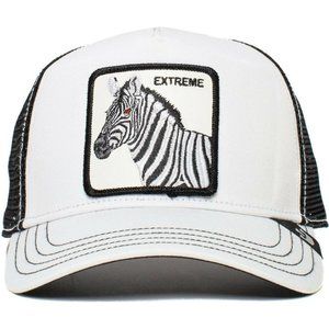 Goorin Bros The Farm Trucker Hat Collection Zebra Extreme Black White